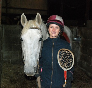 Me with Fern, my mount for the evening